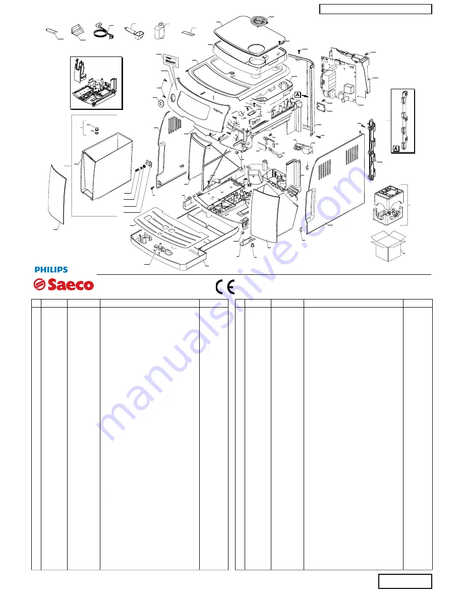 Philips Saeco Intelia Focus HD8751 Скачать руководство пользователя страница 3