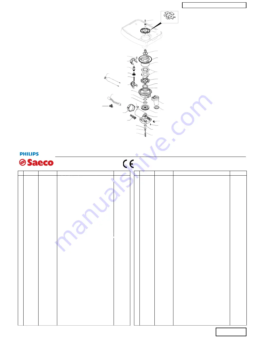 Philips Saeco Intelia Focus HD8751 Service Manual Download Page 7