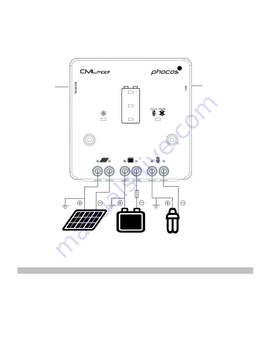 Phocos CMLmppt User Manual Download Page 28