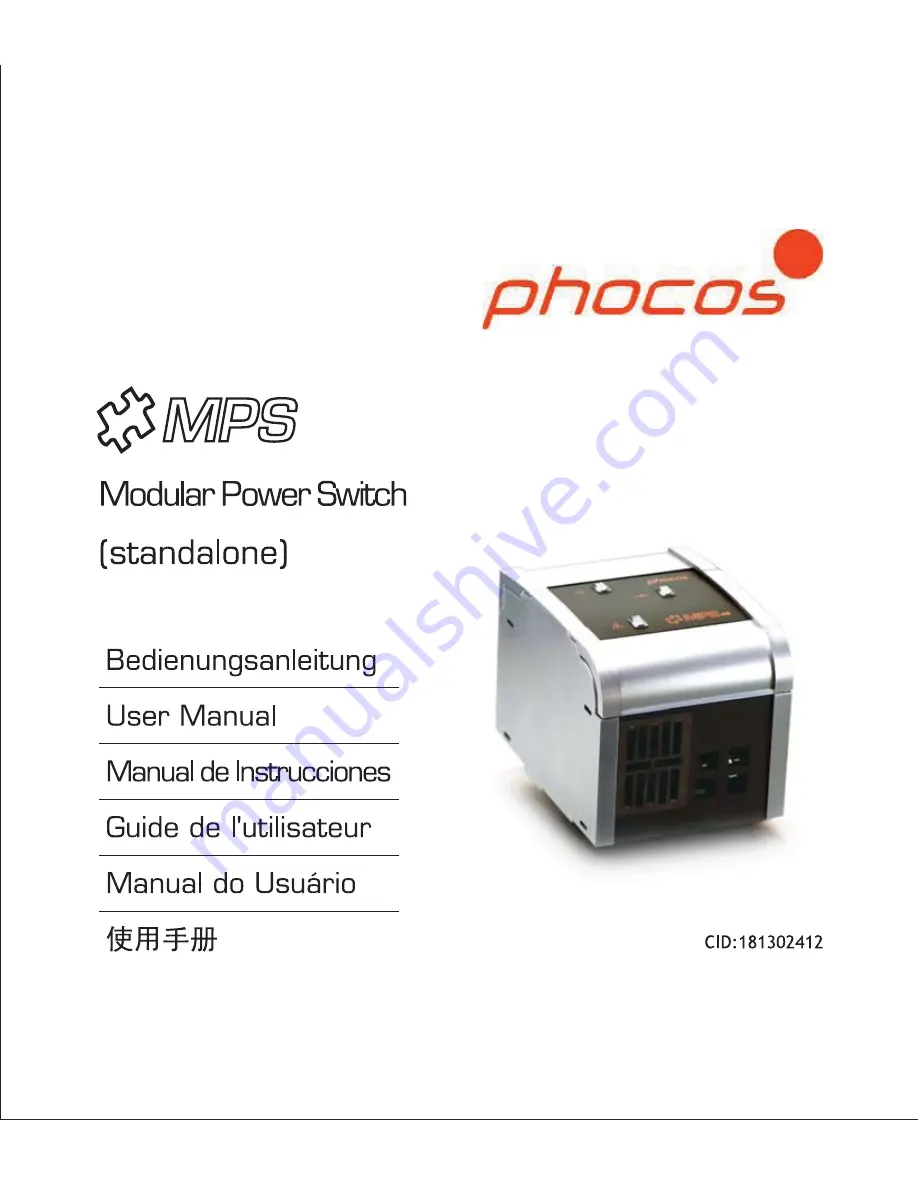 Phocos MPS45 User Manual Download Page 1