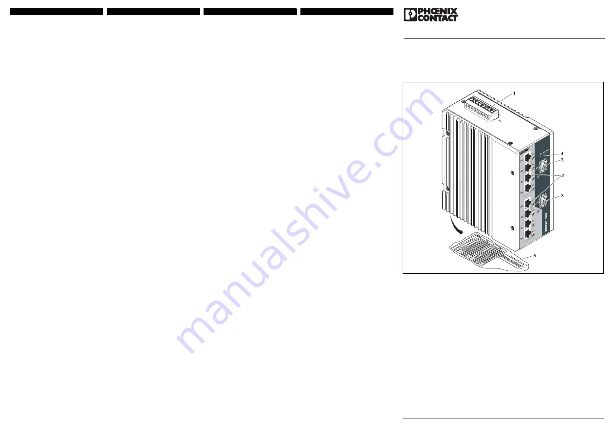 Phoenix Contact 1000T-8POE-GT-2SFP Installation Notes Download Page 7