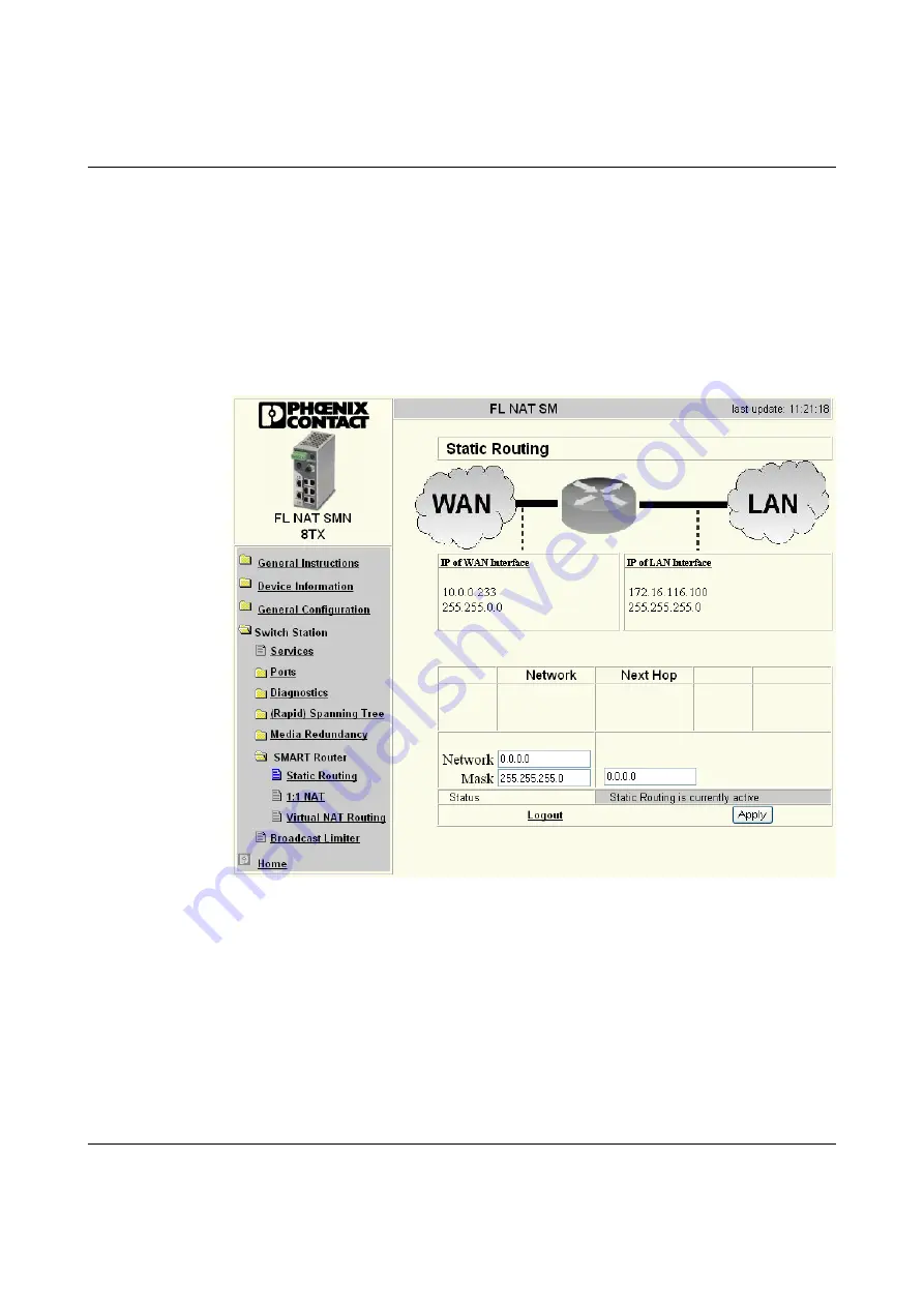 Phoenix Contact FL NAT SMN 8TX User Manual Download Page 54