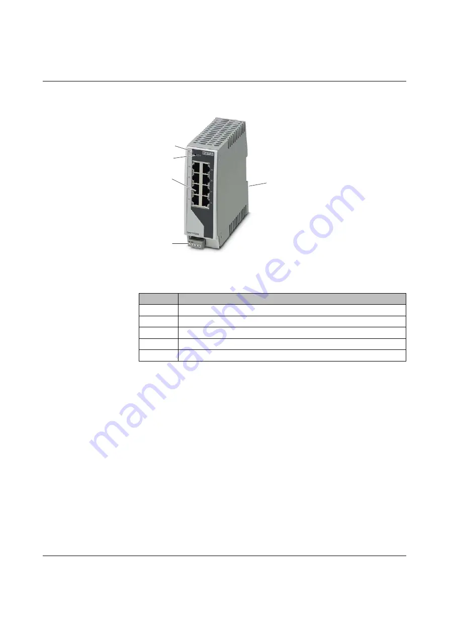 Phoenix Contact FL SWITCH 2005 User Manual Download Page 9