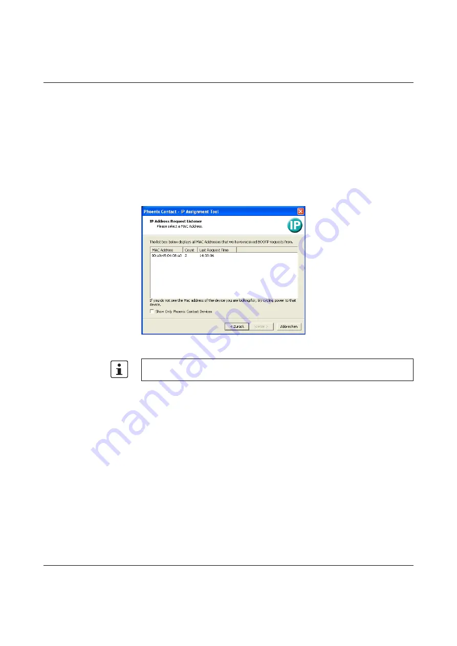 Phoenix Contact FL SWITCH 2005 User Manual Download Page 22