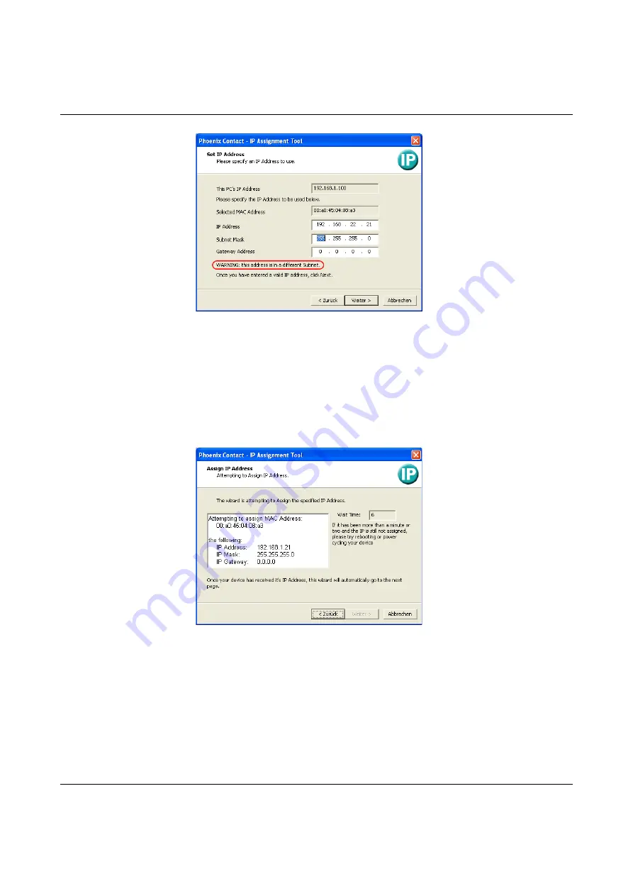 Phoenix Contact FL SWITCH 2005 User Manual Download Page 23