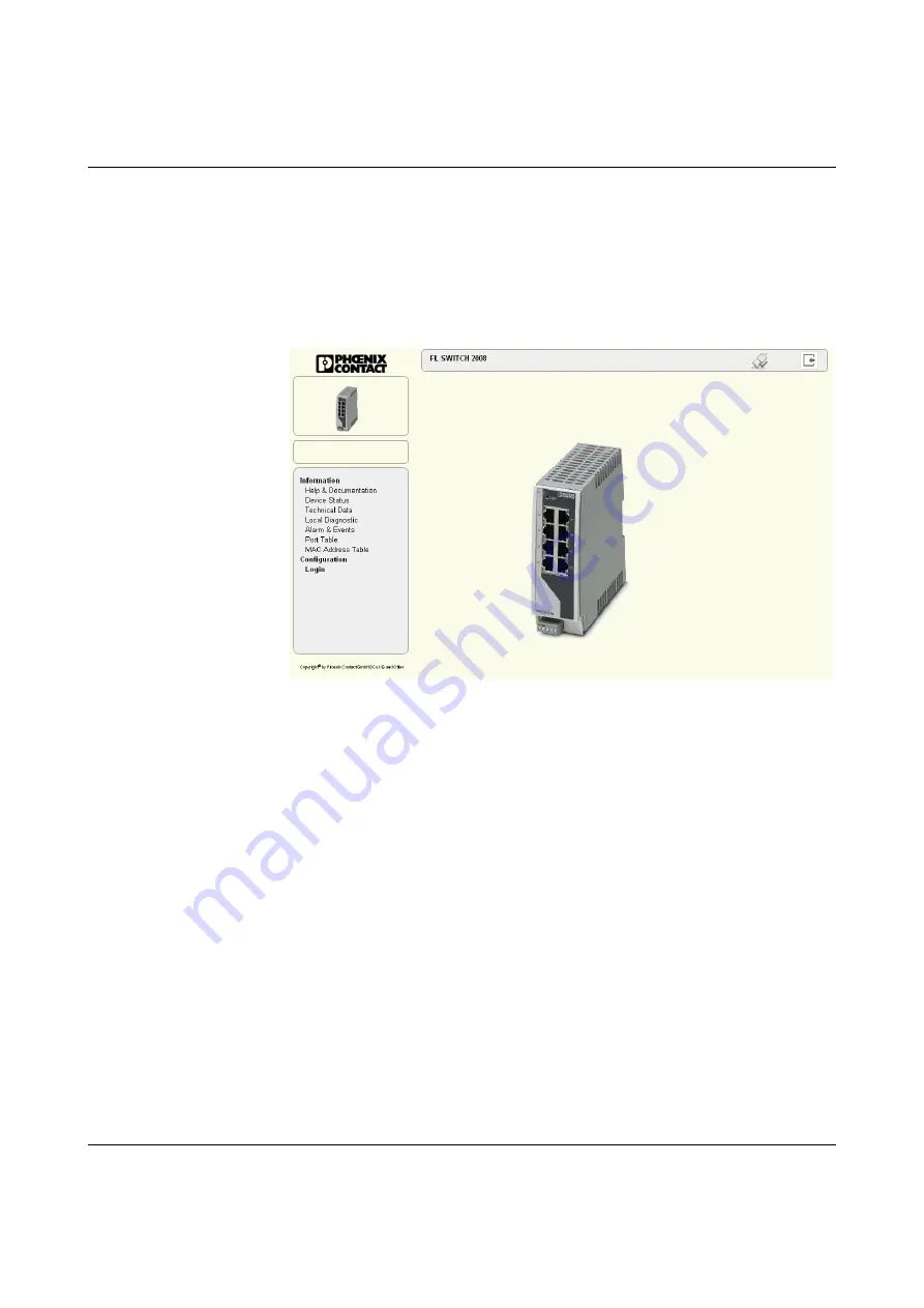 Phoenix Contact FL SWITCH 2005 User Manual Download Page 28