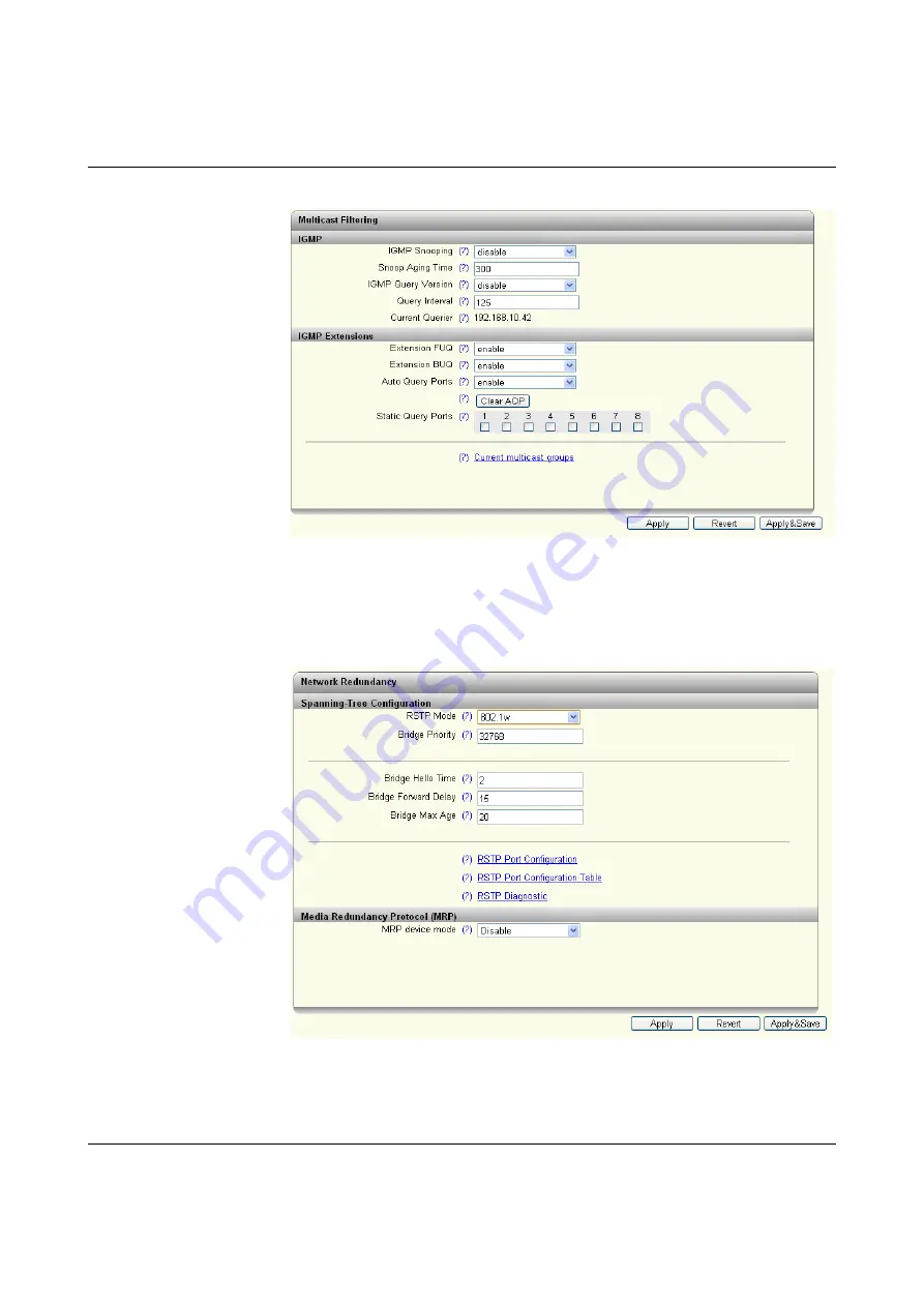 Phoenix Contact FL SWITCH 2005 User Manual Download Page 44