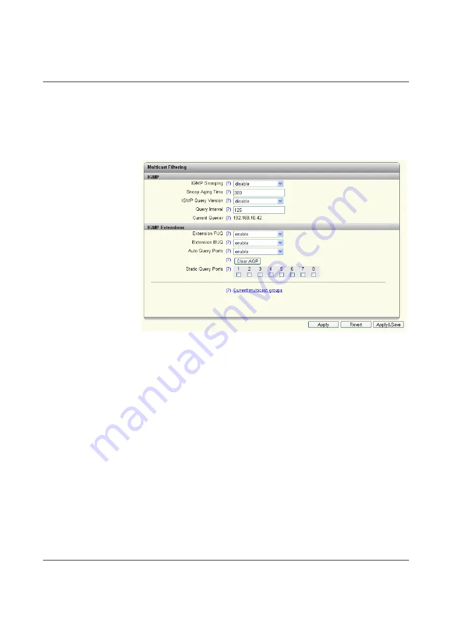 Phoenix Contact FL SWITCH 2005 User Manual Download Page 69