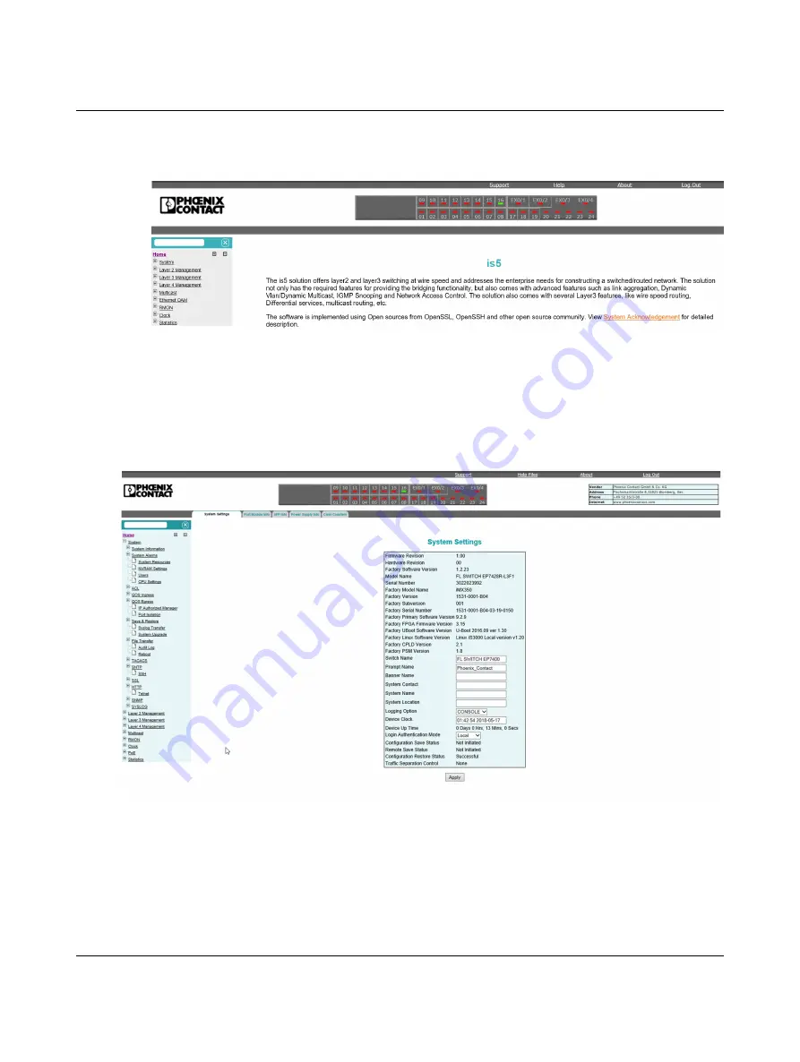 Phoenix Contact FL SWITCH EP74 Series Quick Start Manual Download Page 13