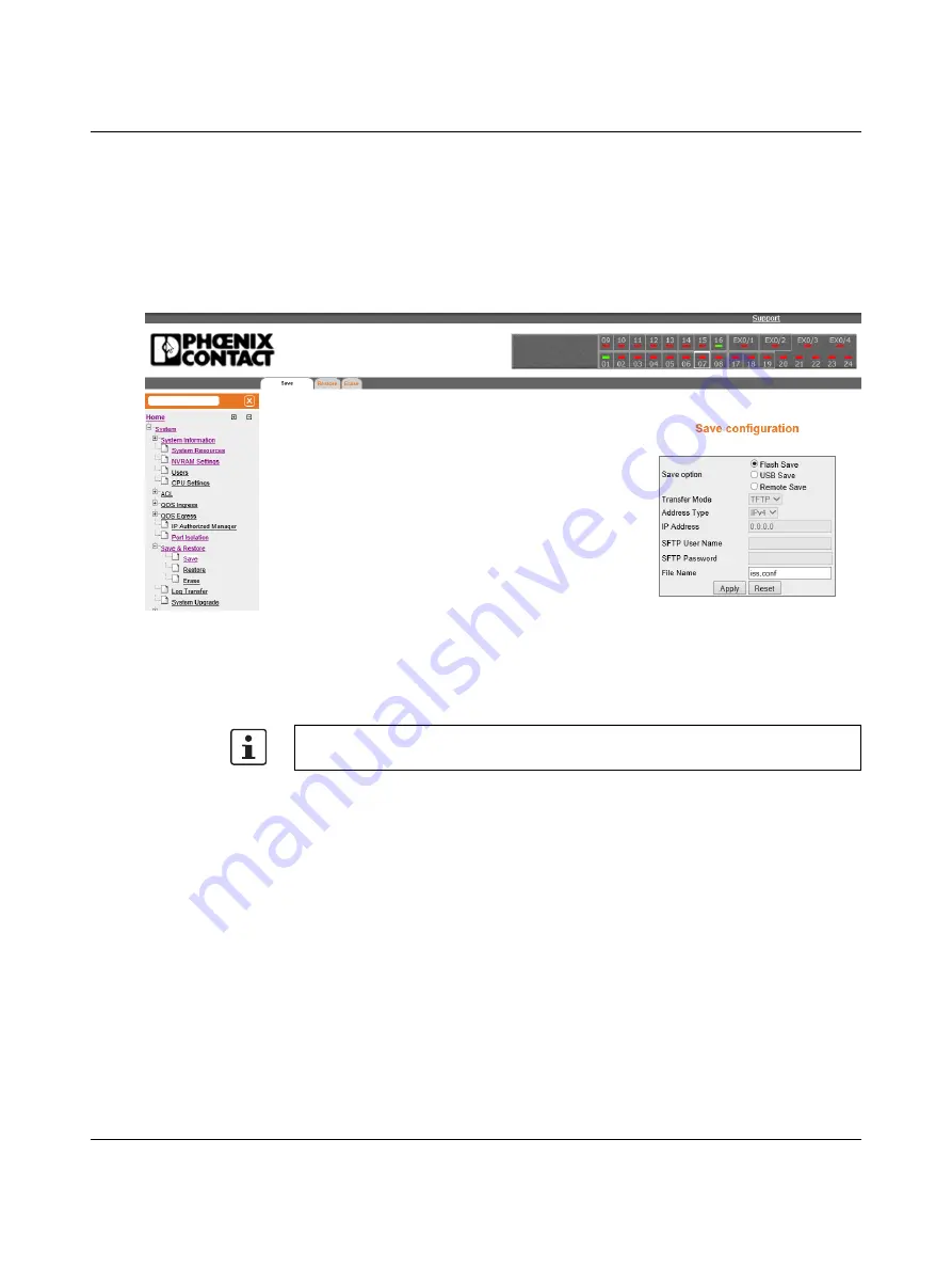 Phoenix Contact FL SWITCH EP74 Series Quick Start Manual Download Page 18