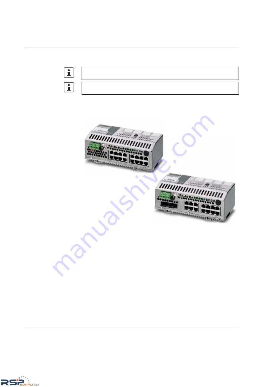 Phoenix Contact FL SWITCH MM HS UM E User Manual Download Page 28