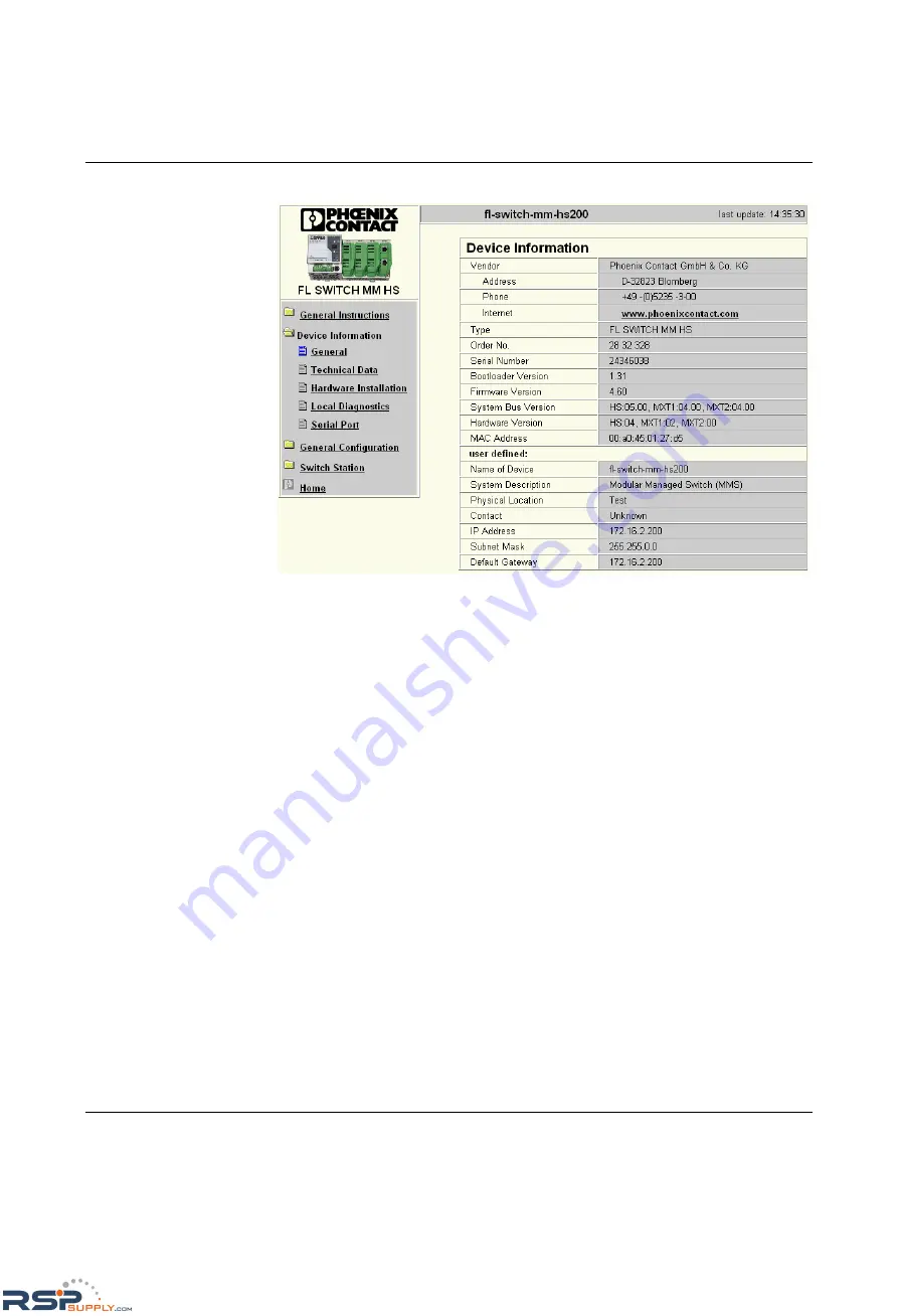 Phoenix Contact FL SWITCH MM HS UM E User Manual Download Page 92