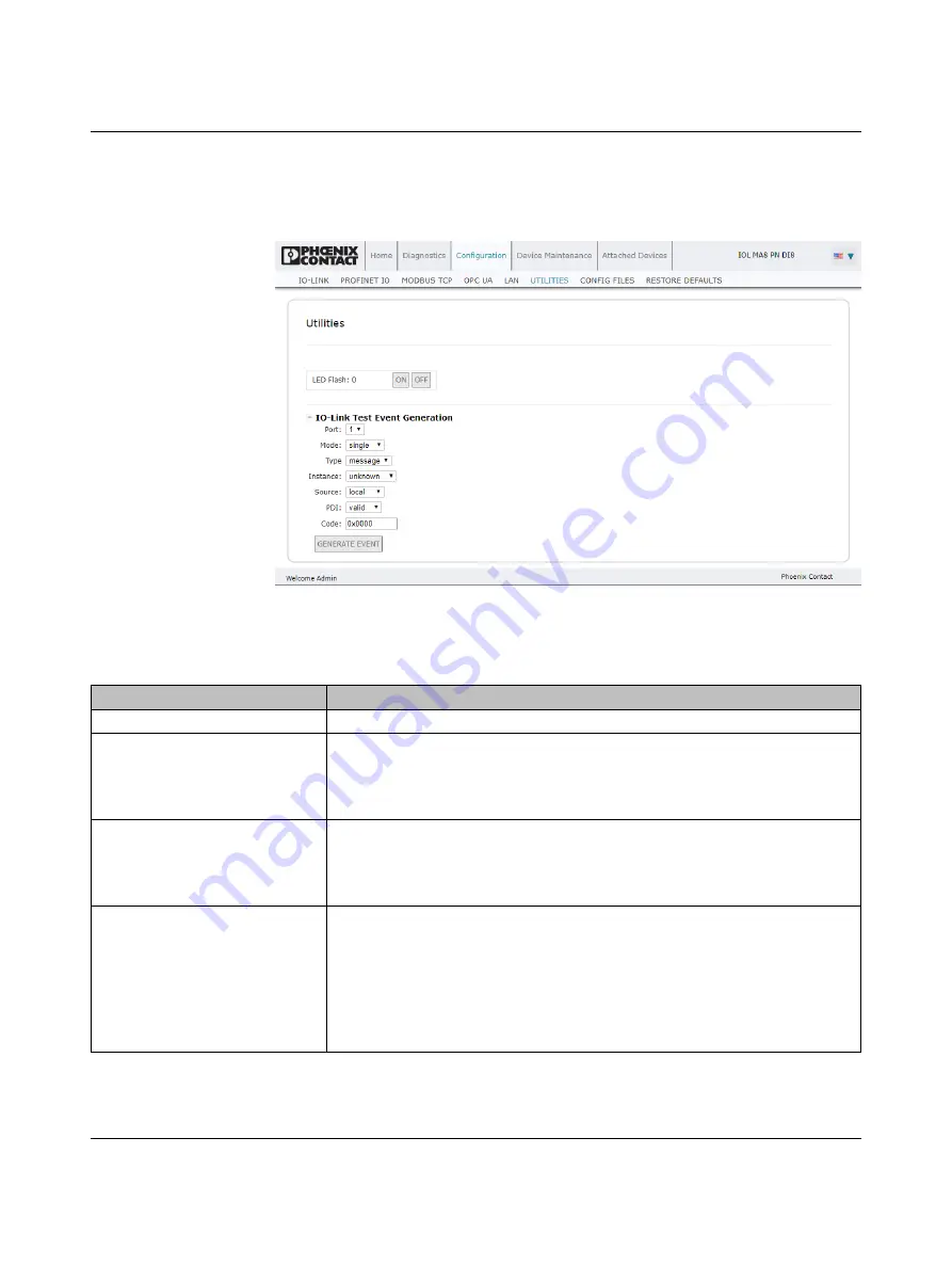 Phoenix Contact IOL MA8 PN DI8 User Manual Download Page 51