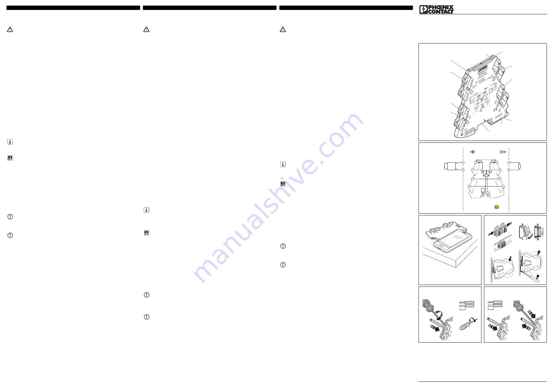 Phoenix Contact MINI MCR-2-I-I Installation Notes For Electricians Download Page 5