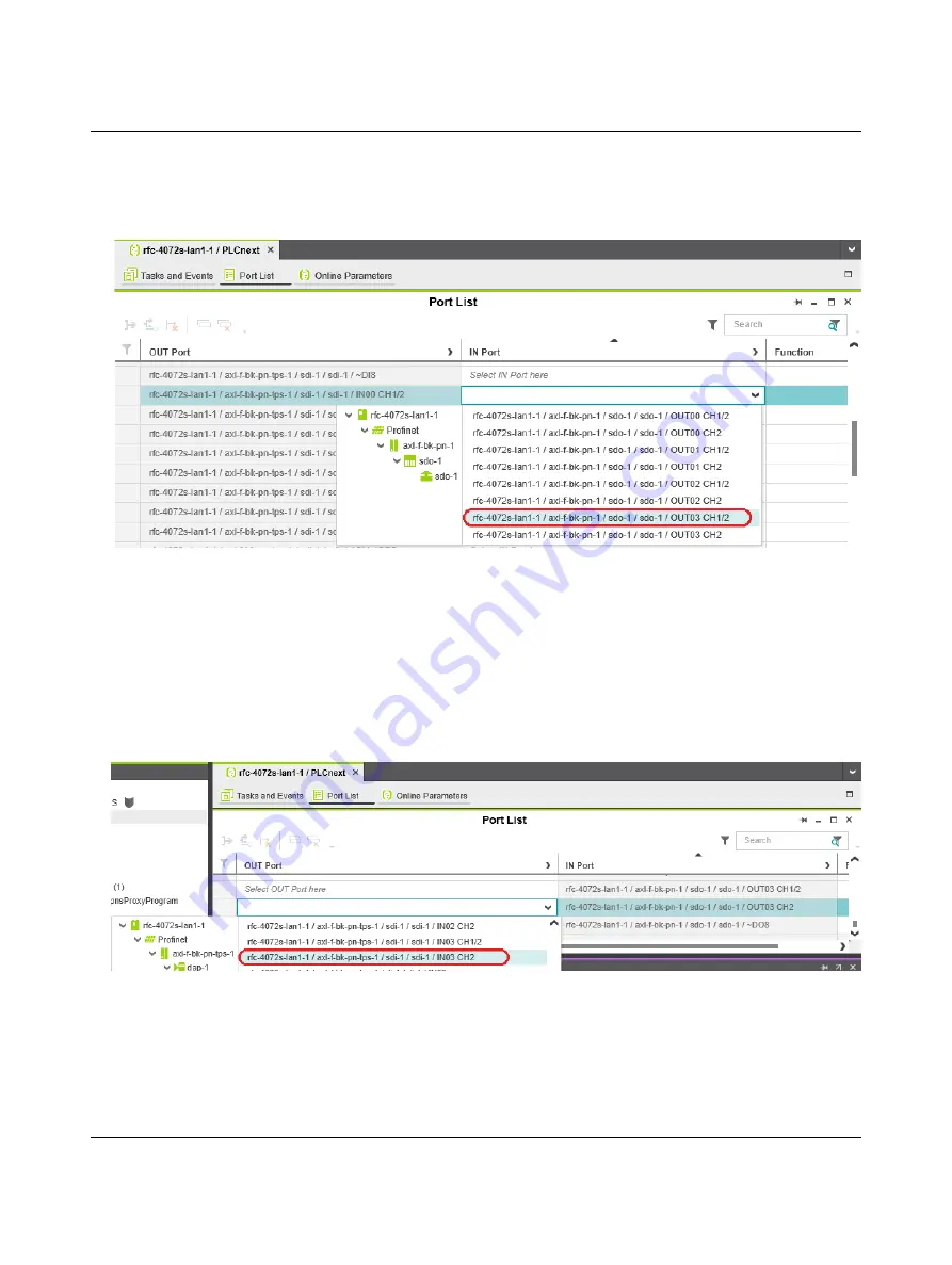 Phoenix Contact RFC 4072S Скачать руководство пользователя страница 115