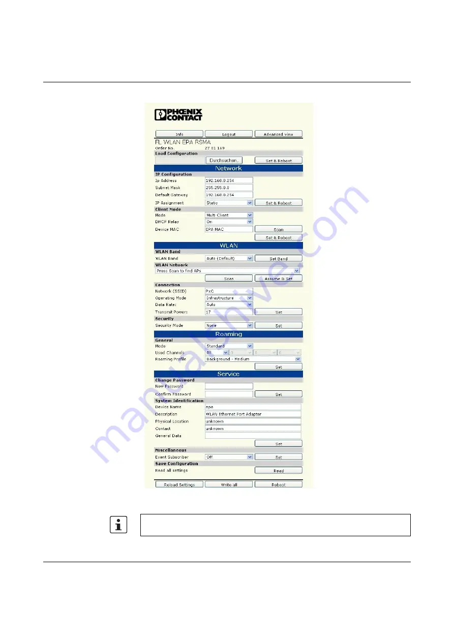 Phoenix Contact UM EN FL WLAN EPA User Manual Download Page 25