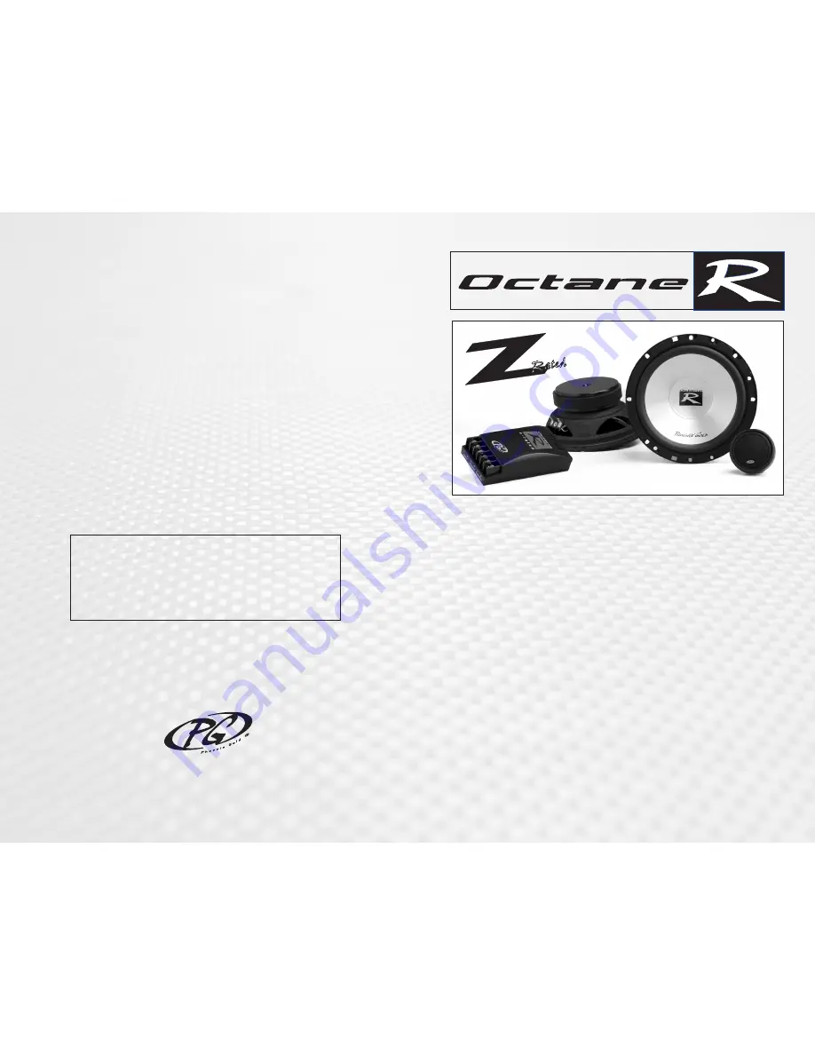 Phoenix Octane ZR Manual Download Page 1