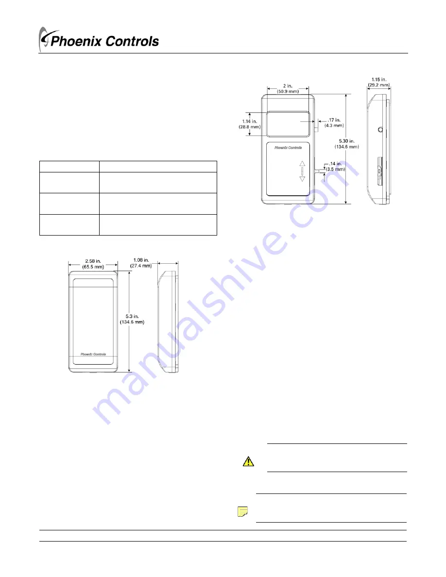 Phoenix PCS300-x Installation Manual Download Page 1