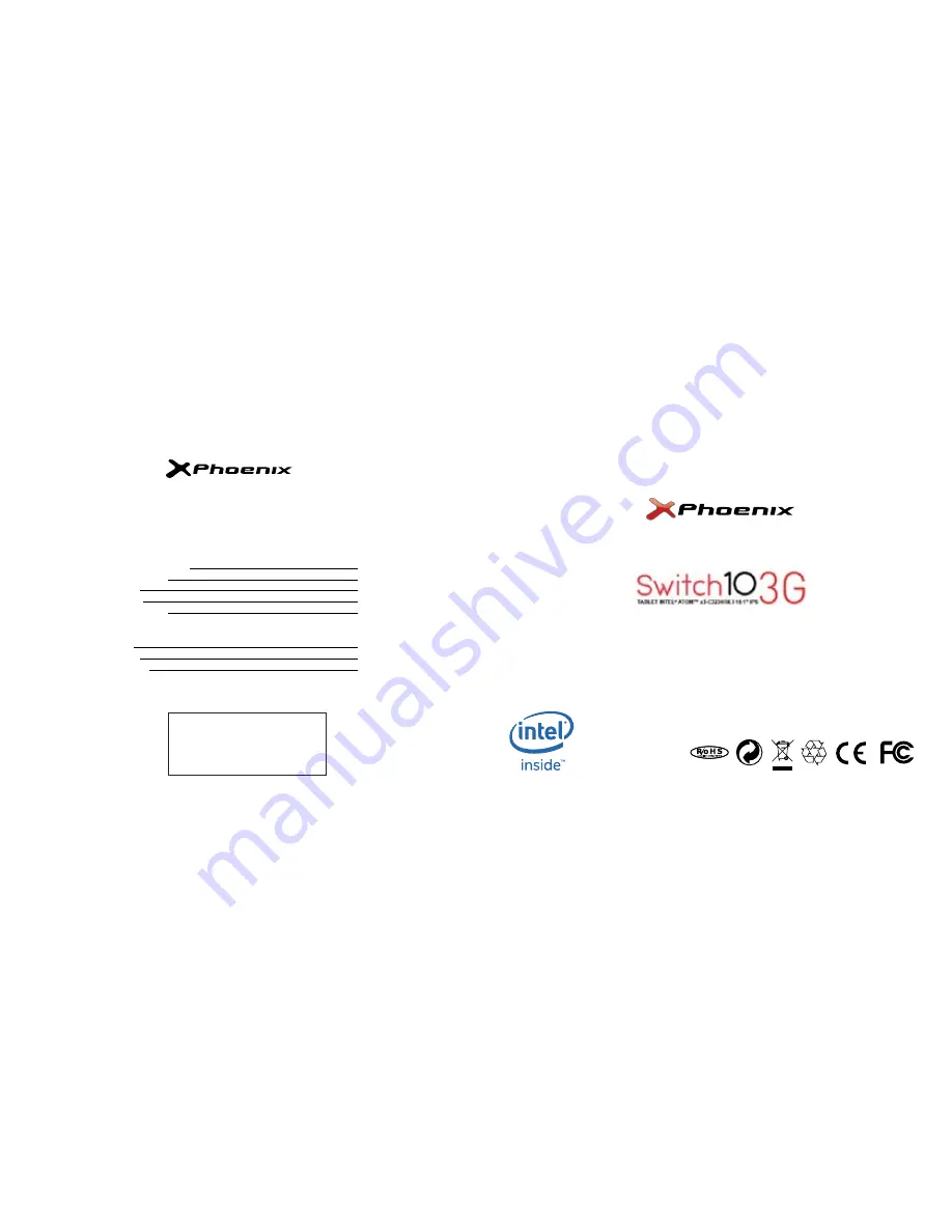 Phoenix PHSWITCH103G User Manual Download Page 20