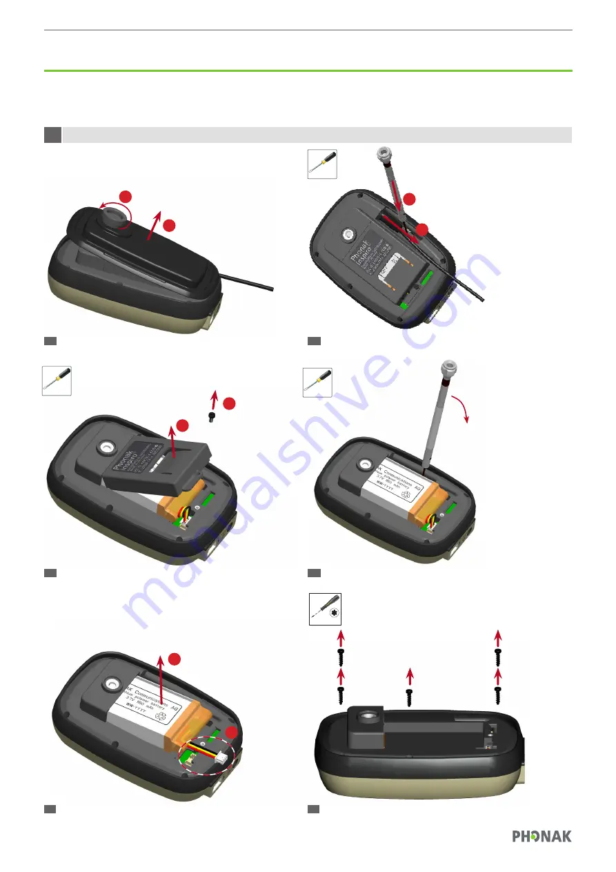 Phonak Roger inspiro Service Manual Download Page 15