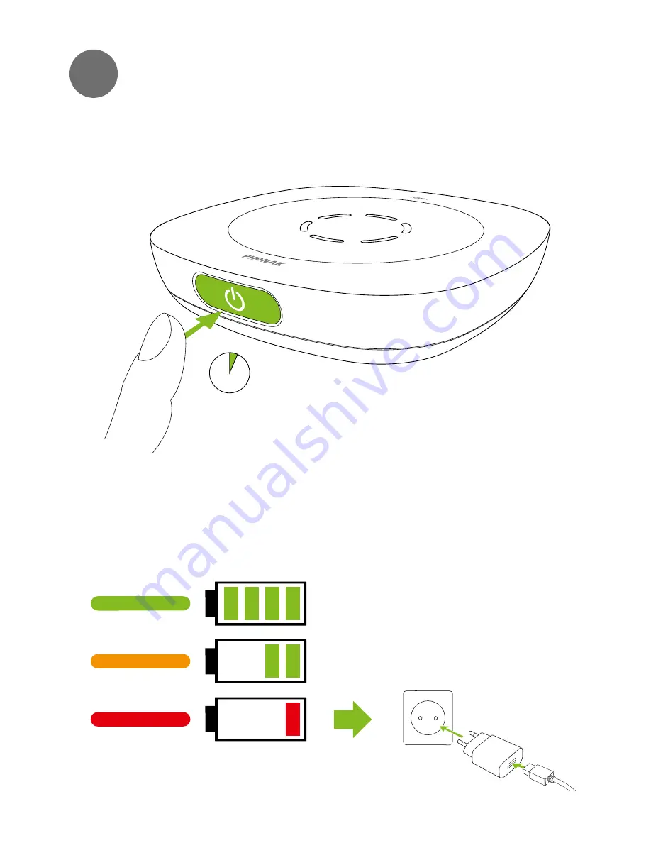 Phonak Roger Table Mic II Quick Setup Manual Download Page 3