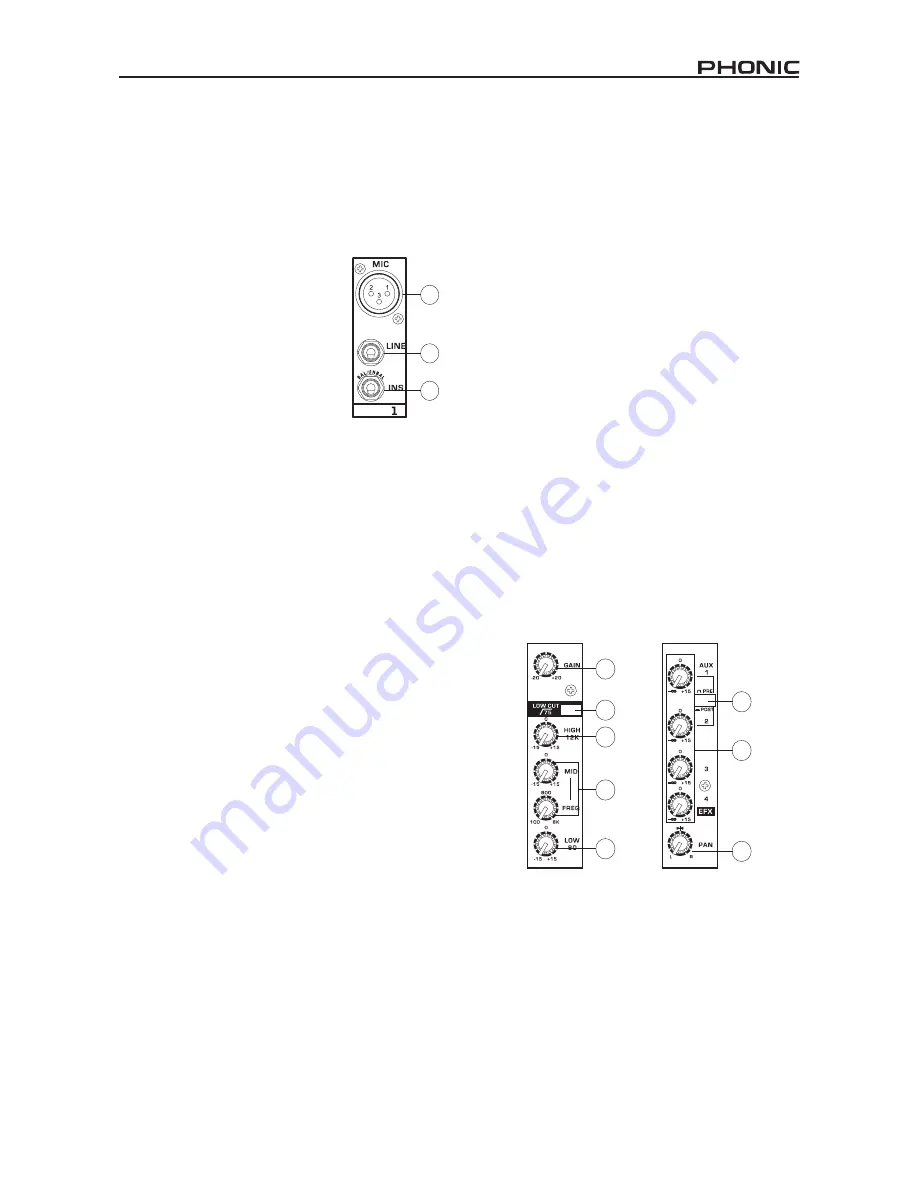 Phonic AM2442FX User Manual Download Page 15