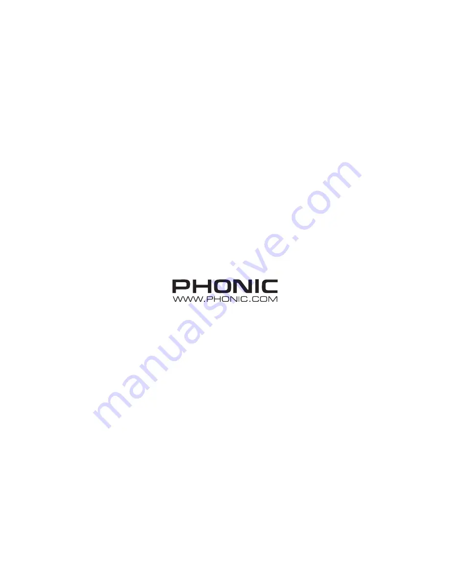 Phonic CELEUS 400 Скачать руководство пользователя страница 32