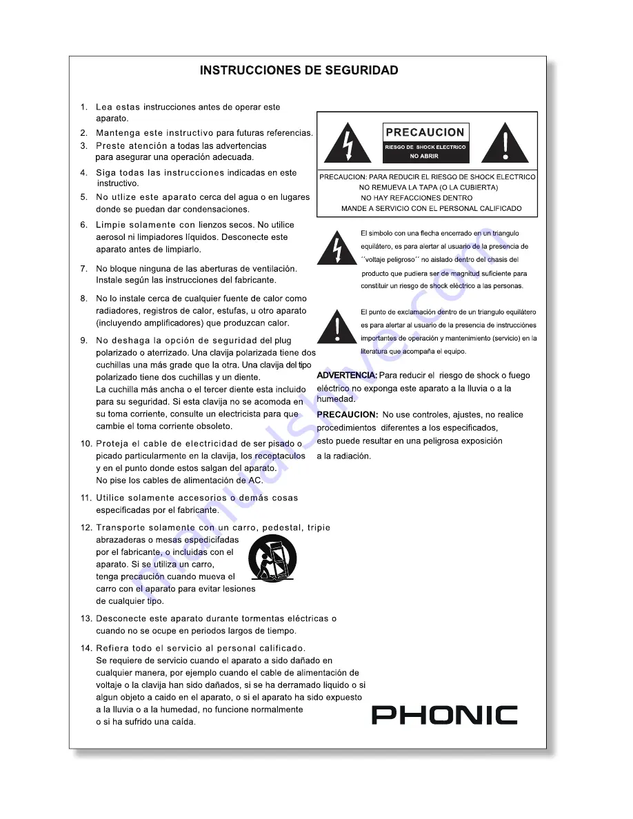 Phonic ICON300 Скачать руководство пользователя страница 9