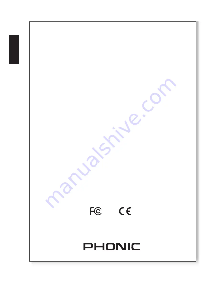 Phonic JUBI 12A LITE User Manual Download Page 8