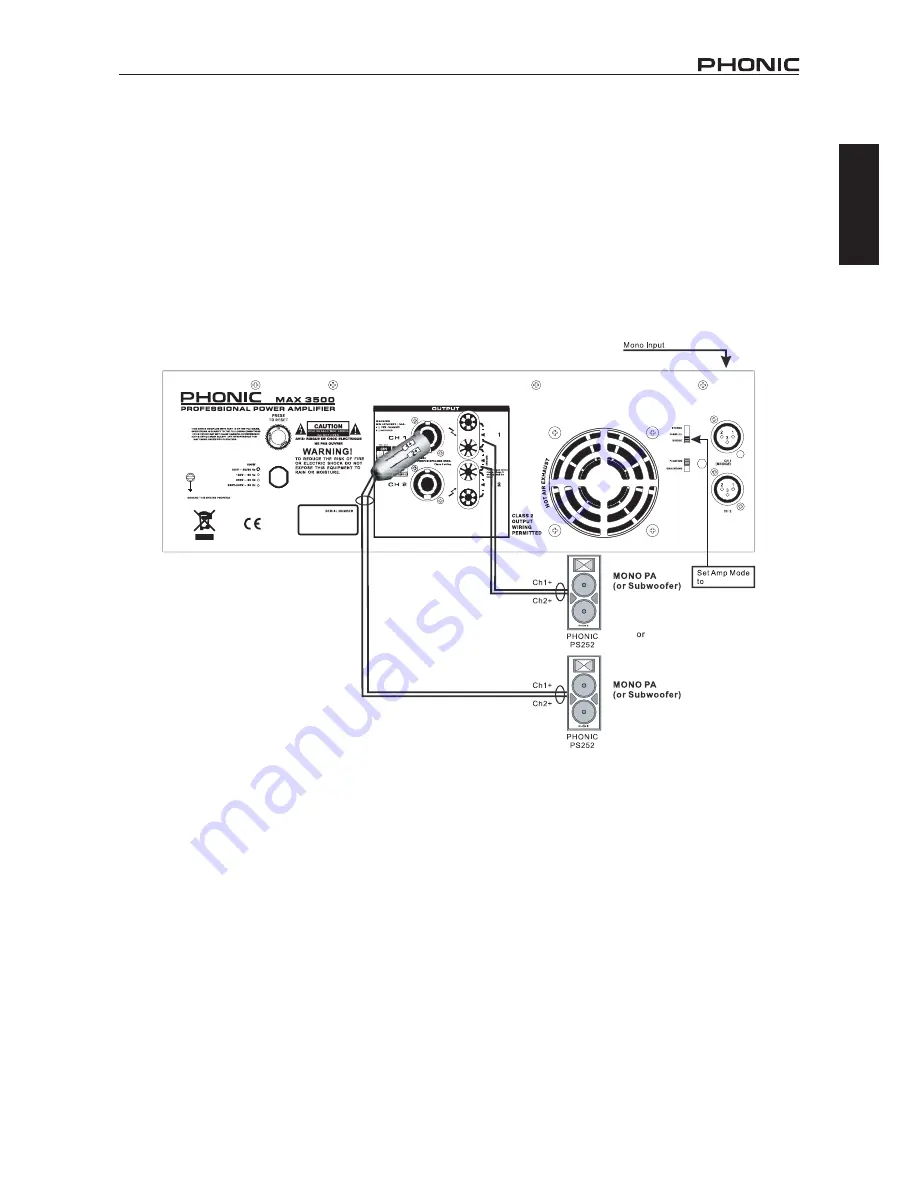 Phonic MAX 3500 User Manual Download Page 9