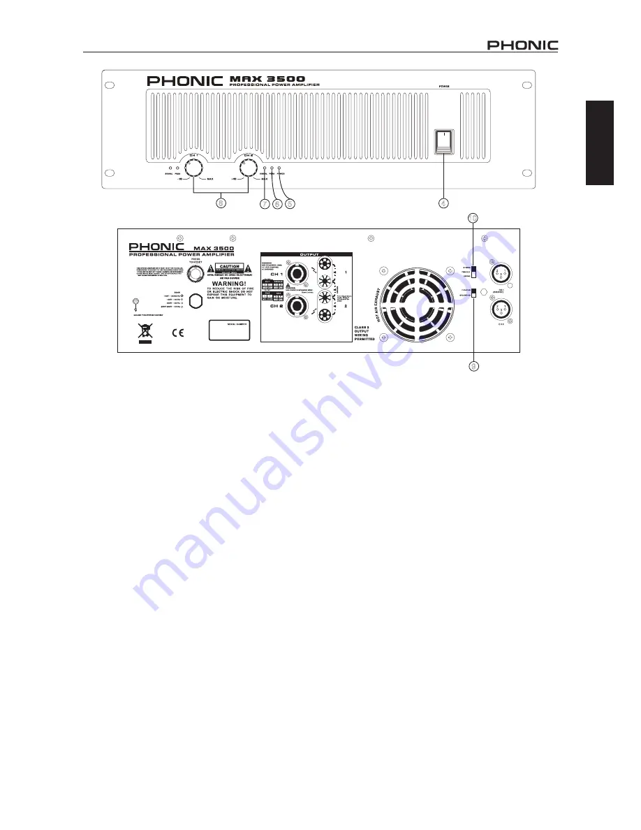 Phonic MAX 3500 User Manual Download Page 17