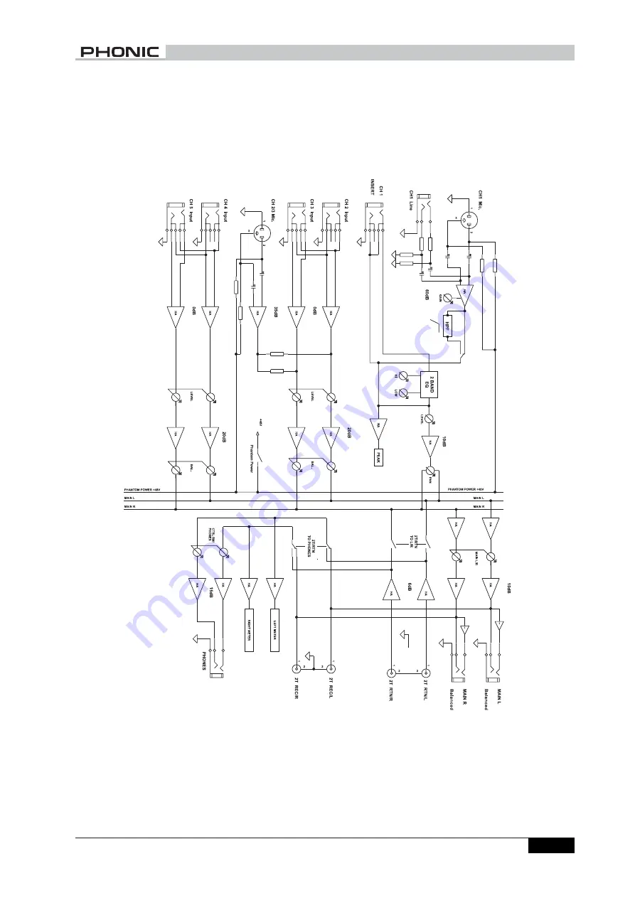 Phonic MM 502 Скачать руководство пользователя страница 13