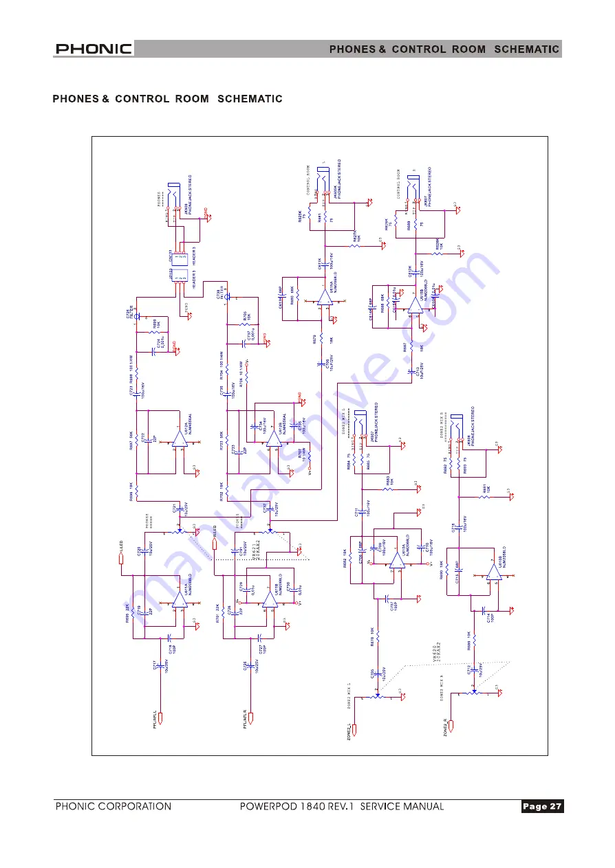 Phonic POWERPOD-1840 REV.1 Скачать руководство пользователя страница 27