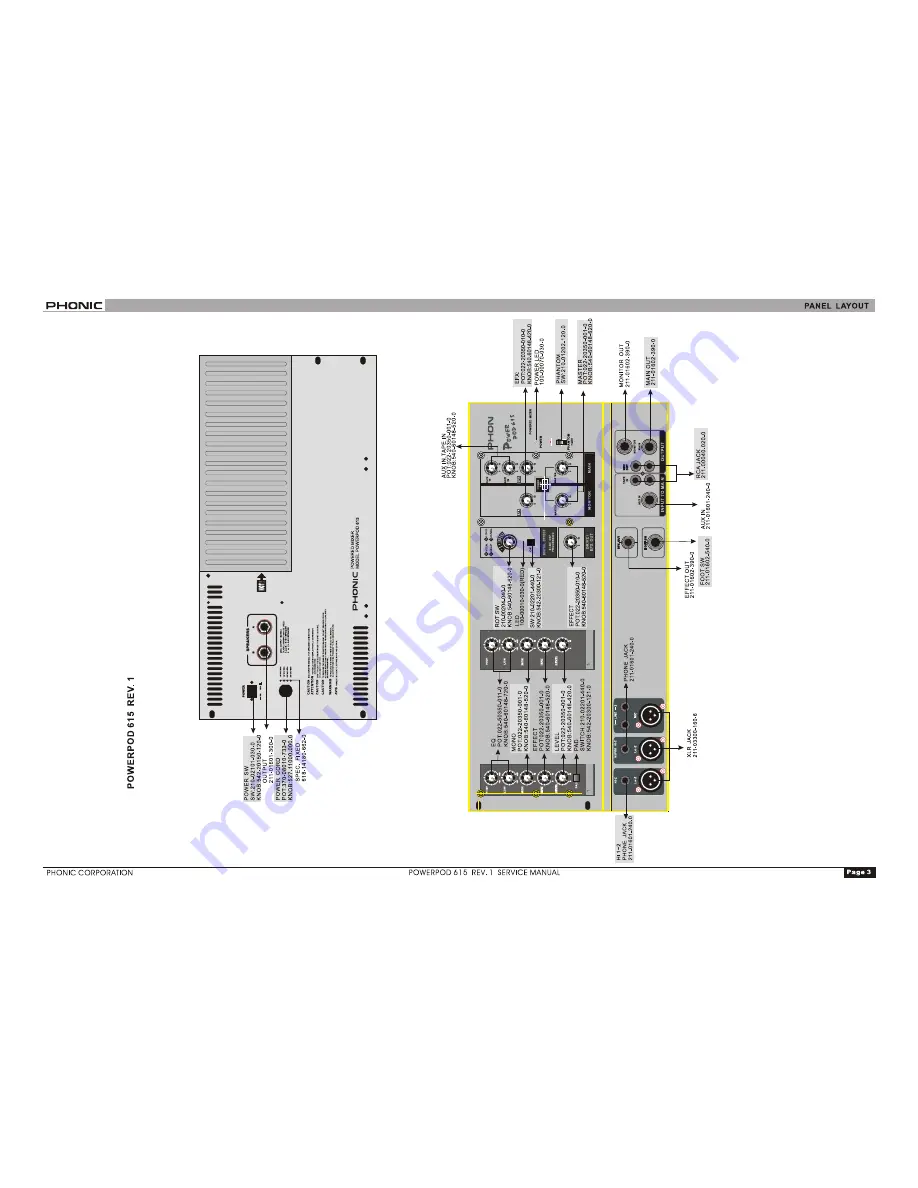 Phonic Powerpod 615 rev. 1 Скачать руководство пользователя страница 3