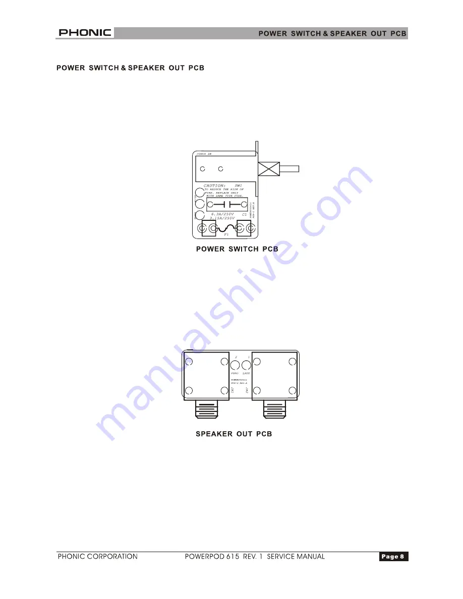 Phonic Powerpod 615 rev. 1 Скачать руководство пользователя страница 8