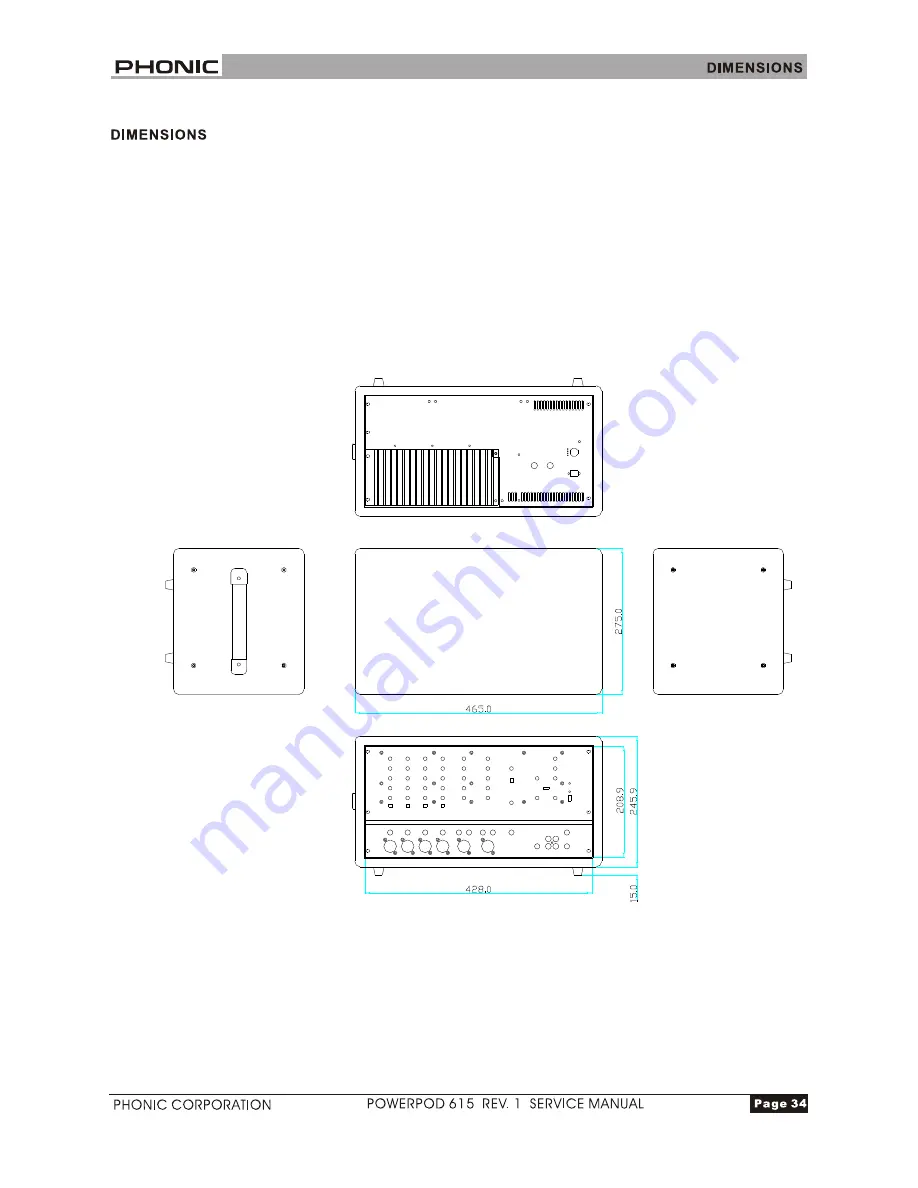 Phonic Powerpod 615 rev. 1 Скачать руководство пользователя страница 34