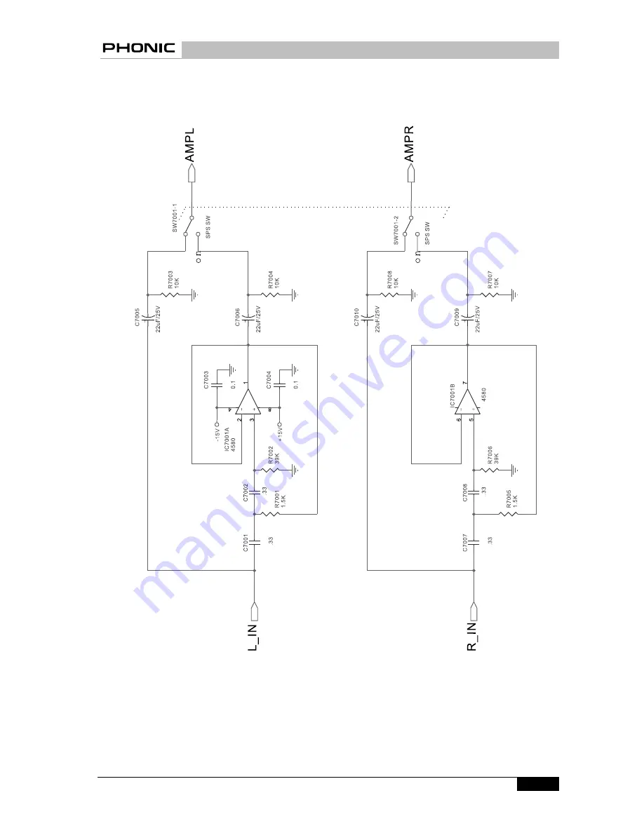 Phonic POWERPOD 885 PLUS Service Manual Download Page 7