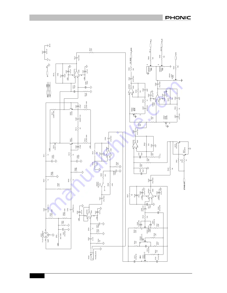 Phonic POWERPOD 885 PLUS Service Manual Download Page 28