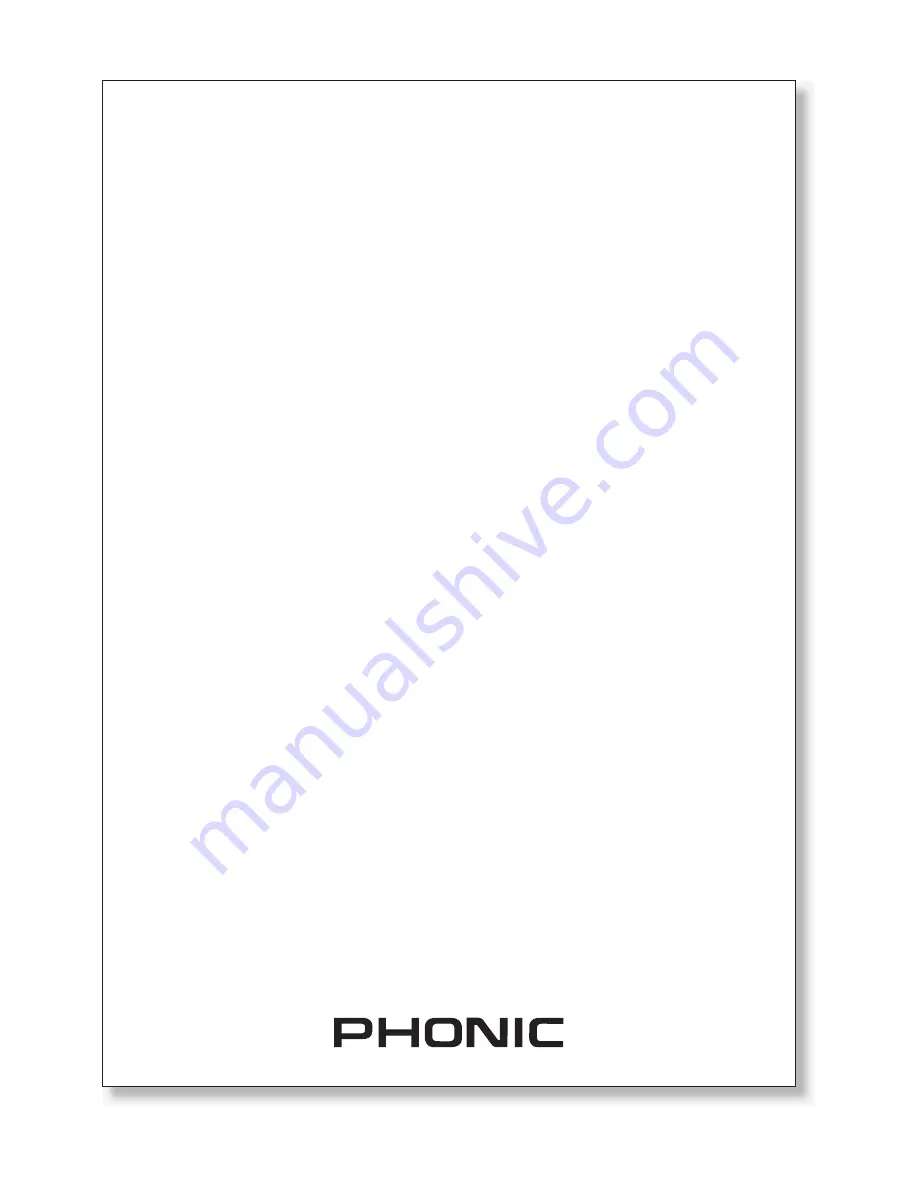 Phonic POWERPOD K-16 PLUS User Manual Download Page 23