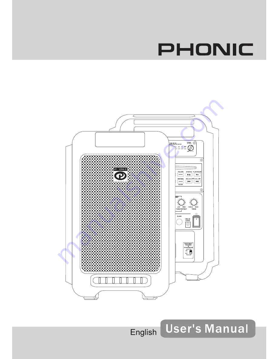 Phonic SA35D-UM30-2-D User Manual Download Page 1