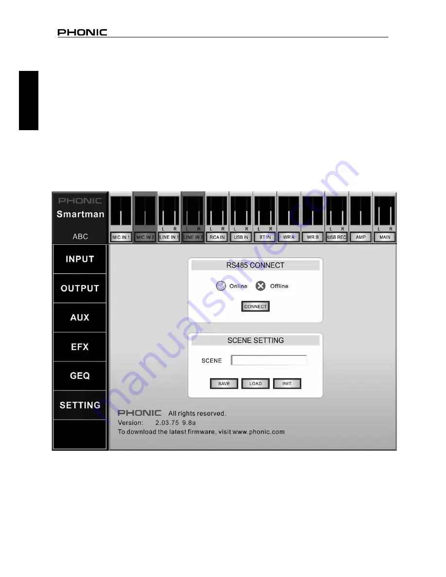 Phonic SMARTMAN 303A Скачать руководство пользователя страница 8