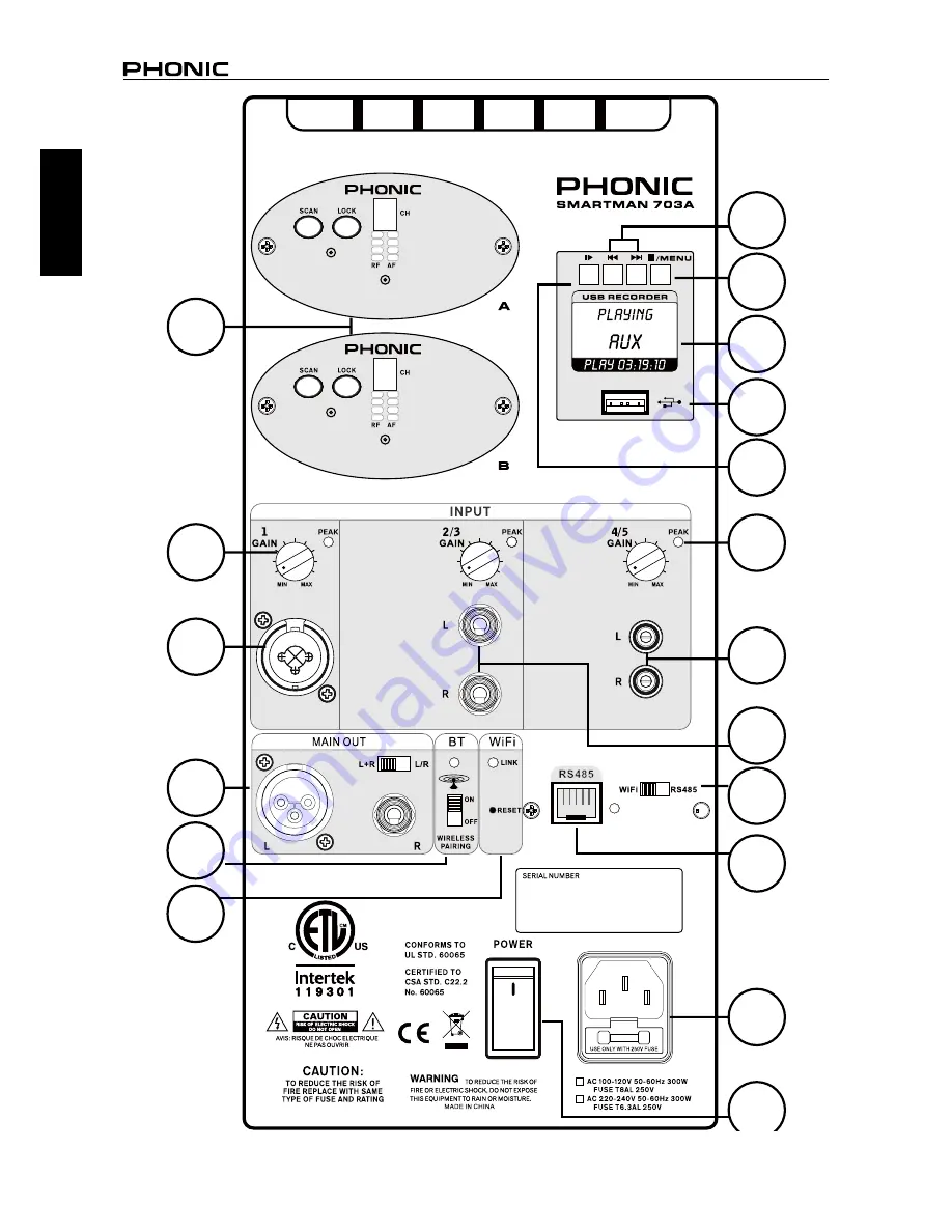 Phonic SMARTMAN 303A User Manual Download Page 24