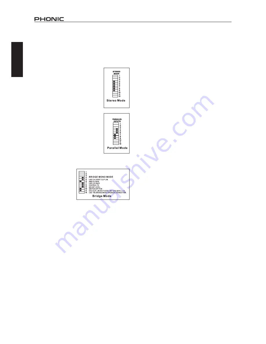 Phonic XP6000 User Manual Download Page 8