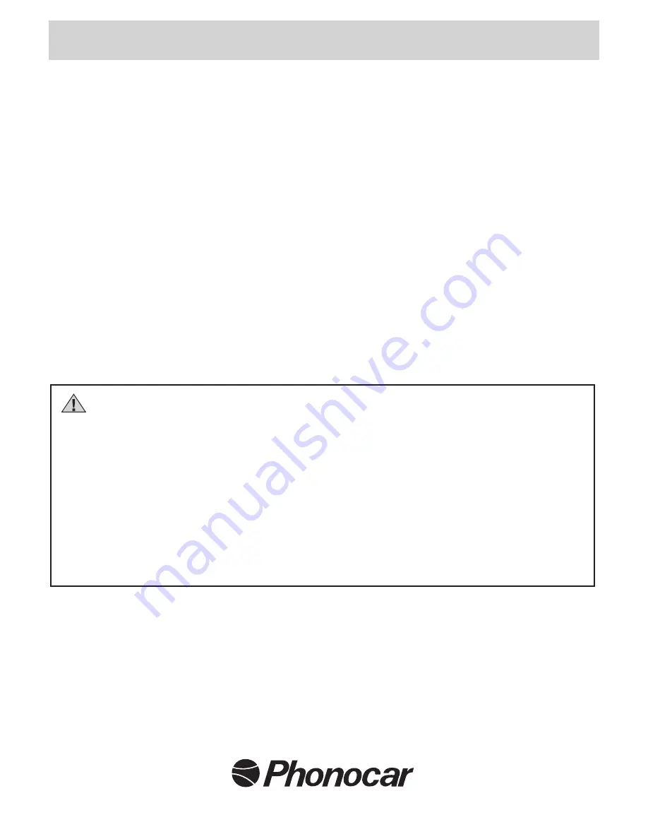 Phonocar 04035 Instruction Manual Download Page 8