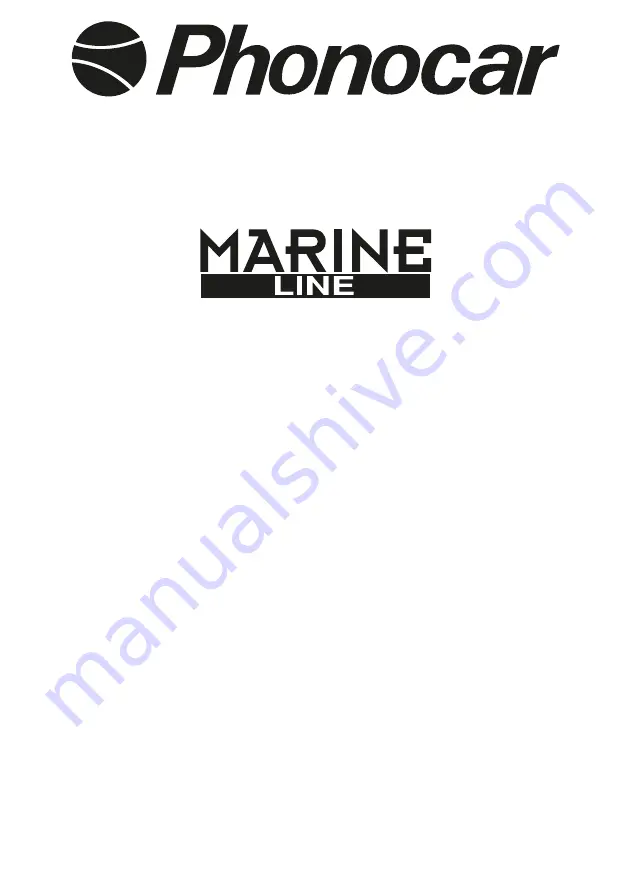 Phonocar MARINE LINE PH480M24 Manual Instructions Download Page 1