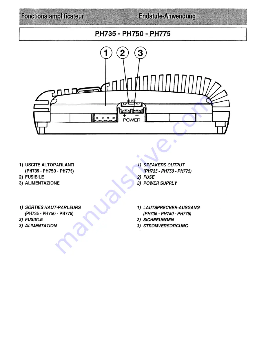 Phonocar PH 735 Installation Instructions Manual Download Page 7