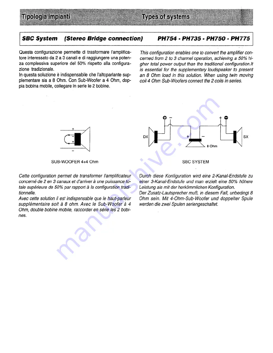 Phonocar PH 735 Installation Instructions Manual Download Page 8