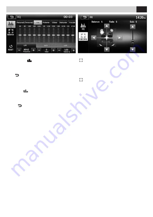 Phonocar VM 030 Instruction Manual Download Page 31