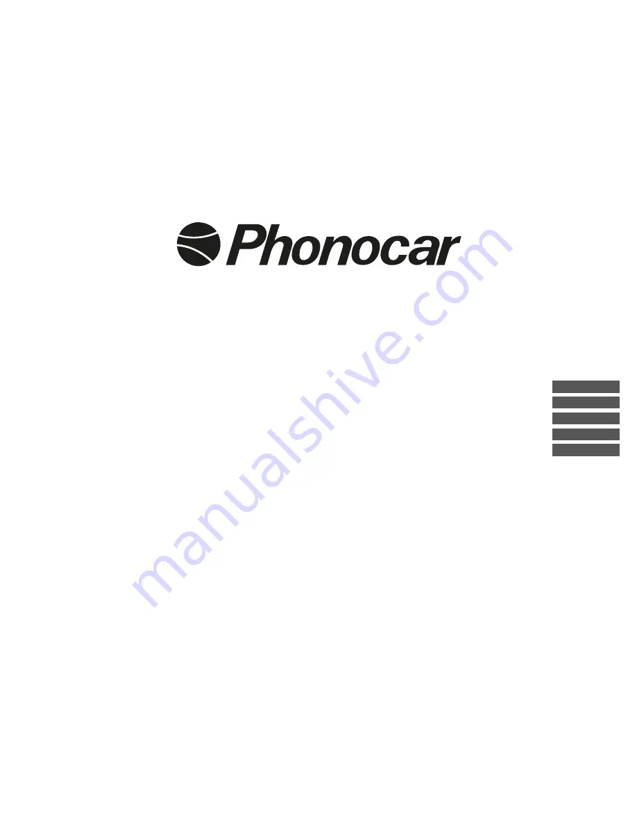 Phonocar VM 038 Скачать руководство пользователя страница 1