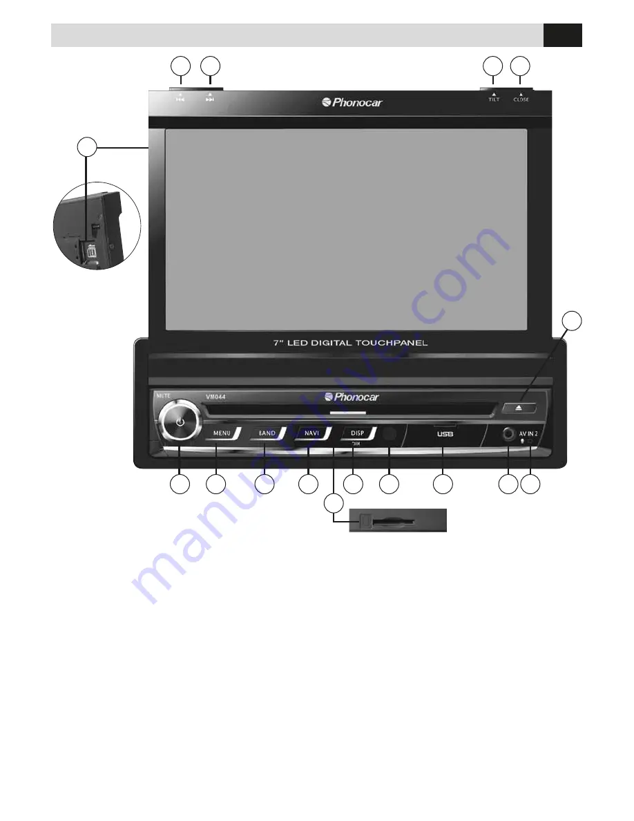 Phonocar VM 044 Instruction Manual Download Page 5